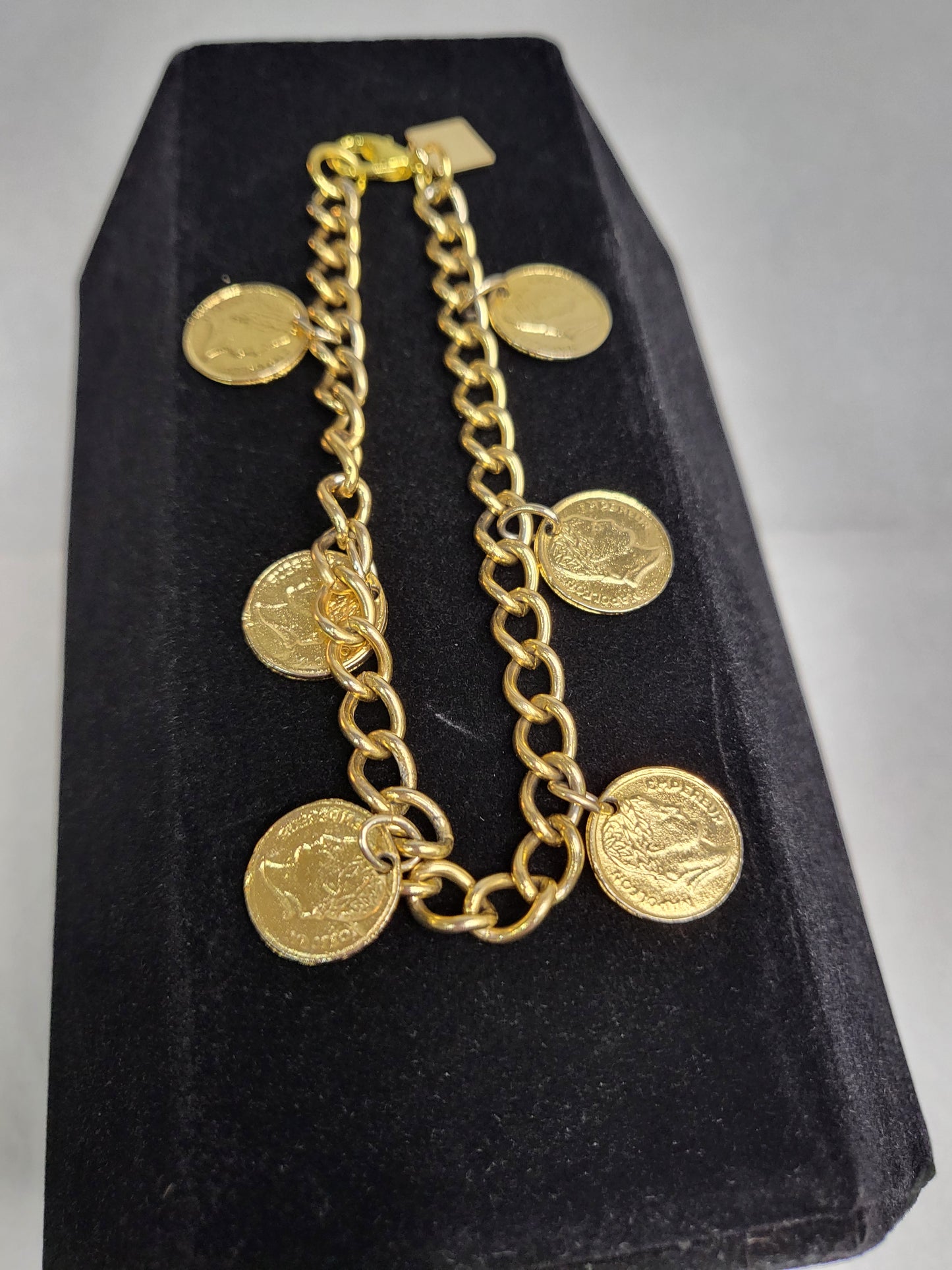 Coin Chain Bracelet