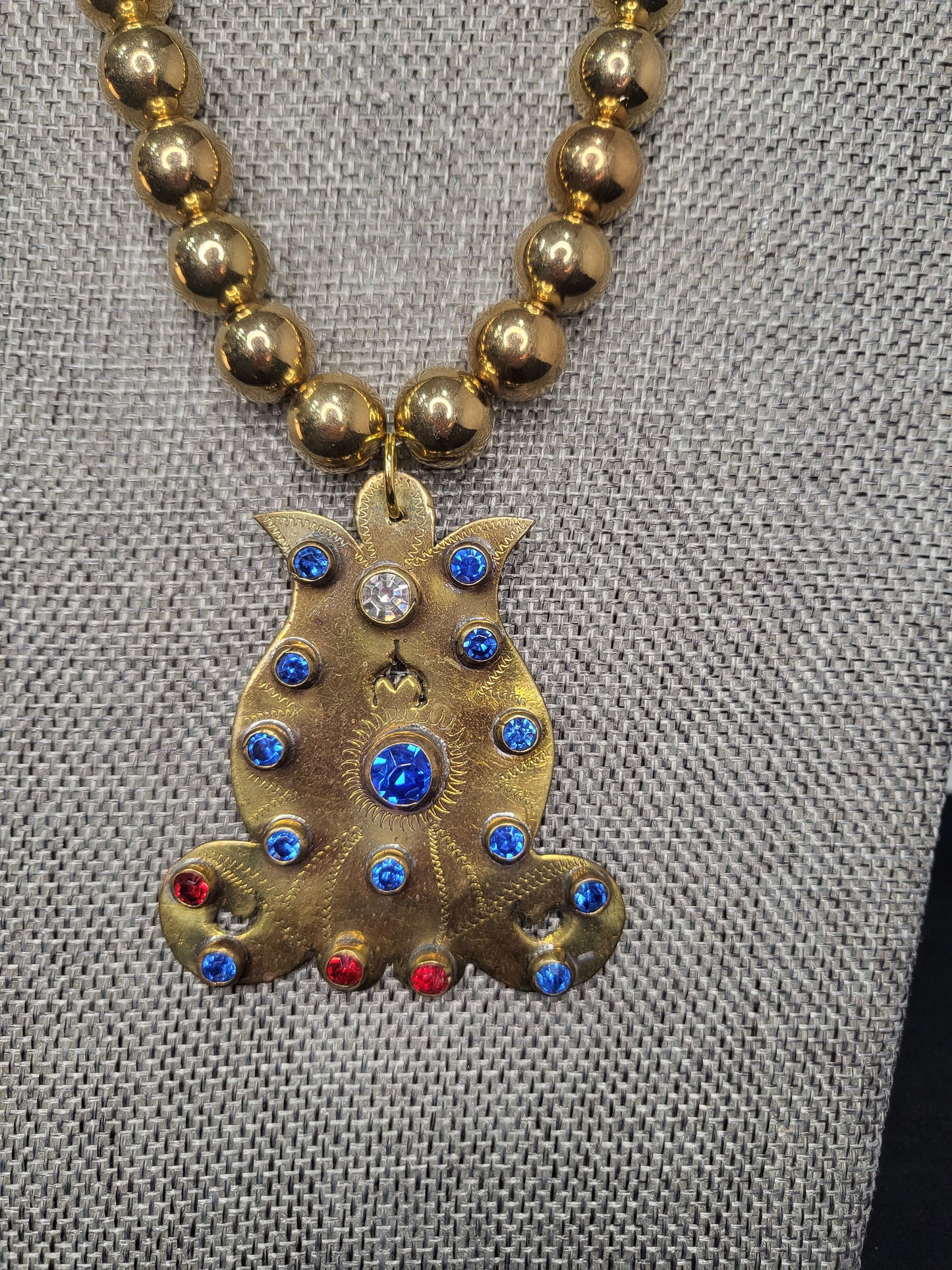 MADE- Germany Brooch Necklace