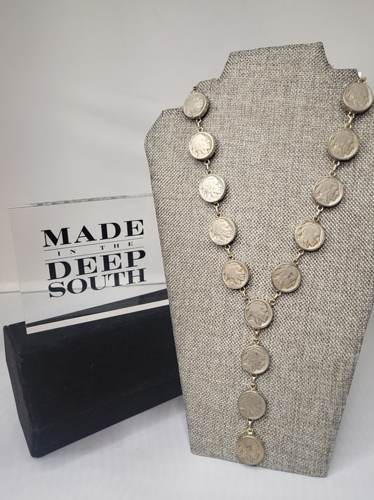 MADE- Buffalo Nickel Necklace