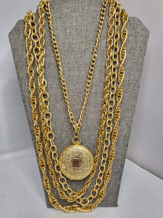 MADE- Layered Locket Necklace