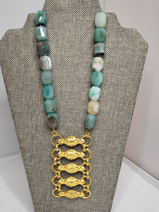 MADE- Beautiful Agate Necklace