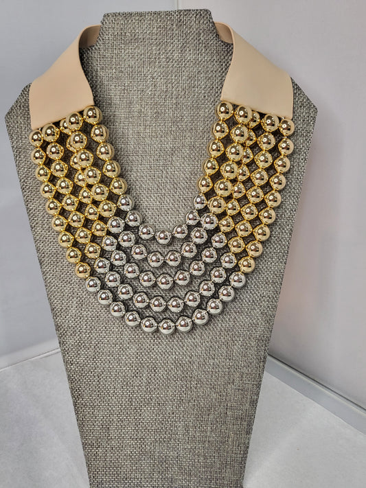 Multi-Layered Magnetic Beaded Necklace