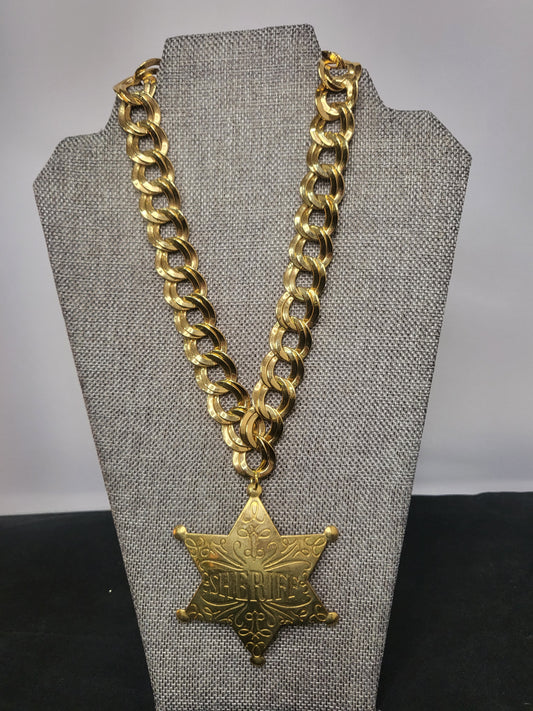 MADE- Sheriff Badge Necklace